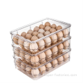 Caja de almacenamiento de huevos apilable de plástico de gran tamaño